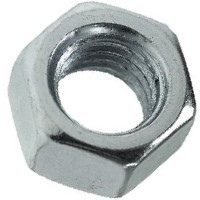 4CNMS23 4-40 MACHINE SCREW NUT STEEL ZINC CLEAR